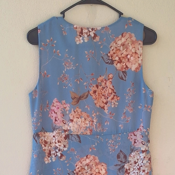 Chadwicks Floral Asymmetrical Pullover Women's Dress Size 8p - Picture 4 of 5